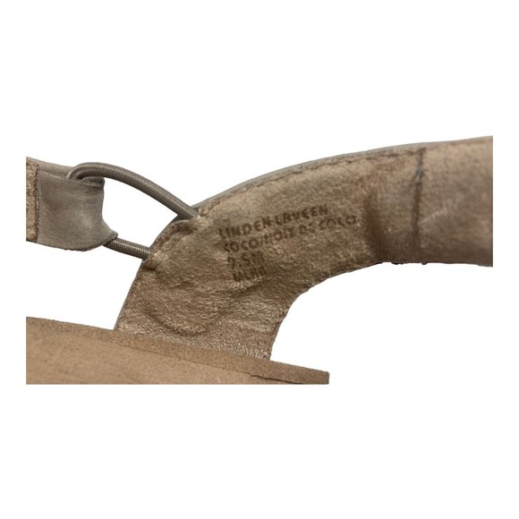 Earth Womens Linden Laveen Womens 9.5M Taupe Leather All Day Comfort Sandals - Picture 9 of 10